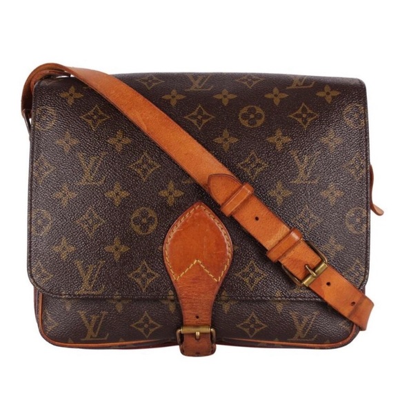 Louis Vuitton Monogram Cartouchière GMCrossbody Bag.